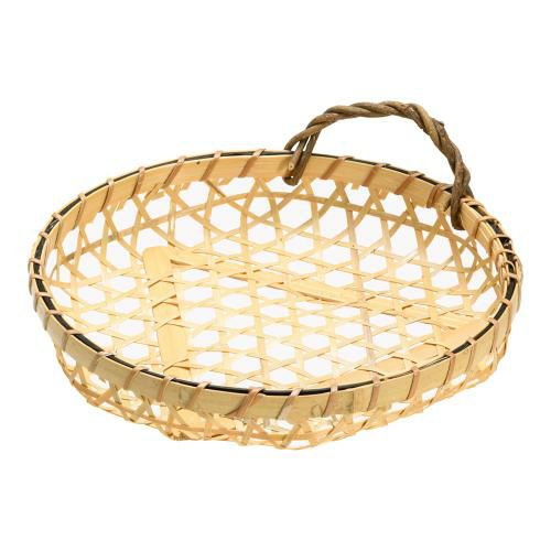 百合 カズラ付篭 18cm