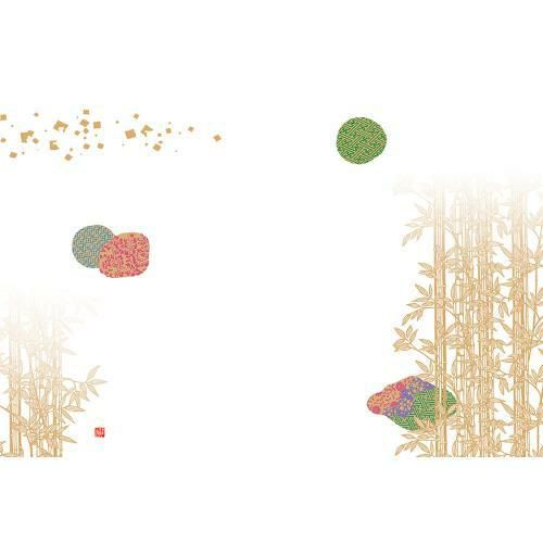 尺3 テーブルマット(100枚入) 竹林 No.518