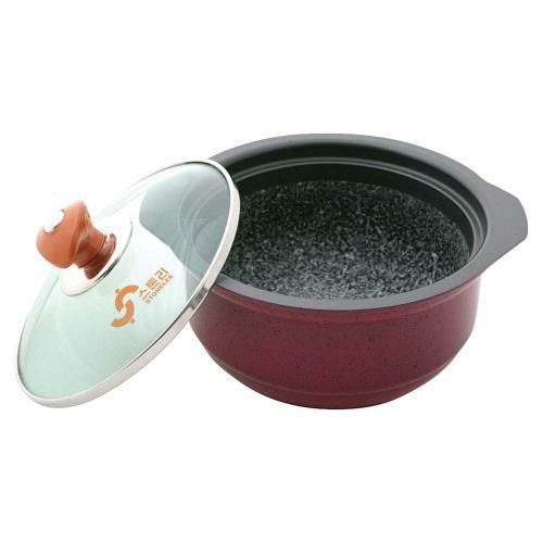 IH アルミ枠付ストーン スープポット YSIH-0421