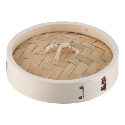 白木 ミニ中華セイロ 15cm 蓋