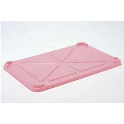 EBM PPカラー番重 蓋 特大 ピンク(サンコー製)