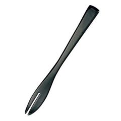 【木製 本漆 フォーク 黒 全長130(08345)】/業務用/グループA