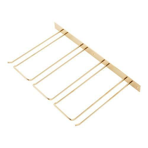 グラスフレーム 壁掛型 4連 24金メッキ