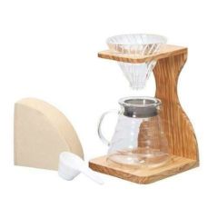 ハリオ V60 オリーブウッドスタンドセット VSS-1206-OV