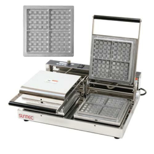 マルチベーカー MAX-2 ベルギーワッフル正角型4個取 小 MAX-2-BWS0402 幅540×奥行455×高さ195