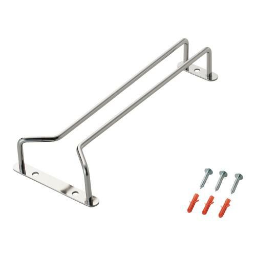 クロームメッキ グラスハンガー 10インチ