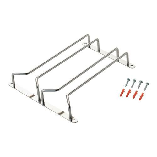 クロームメッキ グラスハンガー 2連 10インチ