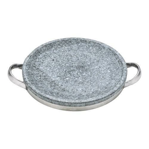 長水 石焼丸型プレート YS-0626D 26cm