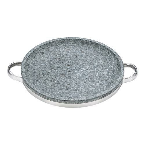 長水 石焼丸型プレート YS-0630D 30cm