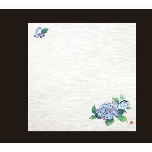 耐油しぼり懐敷 4寸(100枚入) あじさい TA-E09