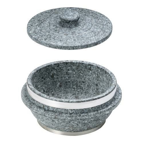 長水 石焼釜 補強付(フタ付き) YS-0218A 18cm