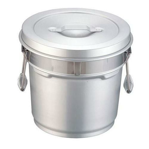 アルマイト 段付二重食缶 246-R 8L(φ250×H243)