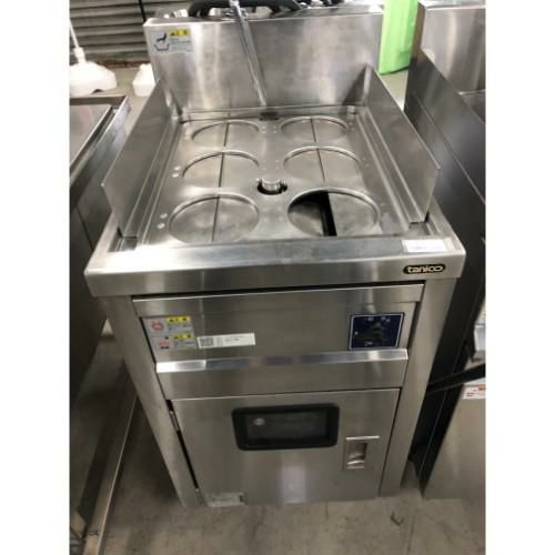 中古】電気ゆで麺機 (ヒーター11kW仕様) タニコー TEU-45改 幅450×奥行