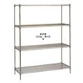 １８－８ ステンレスエレクターシェルフ ＳＭＳシリーズ ＰＳ１９００ ４段 ＳＭＳ６１０