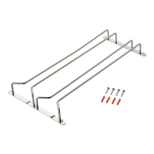 クロームメッキ グラスハンガー 2連 16インチ