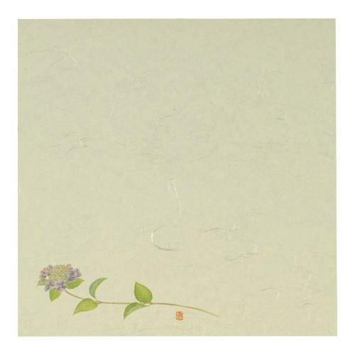 5寸懐紙 四季の花(100枚入) S5-6 あじさい