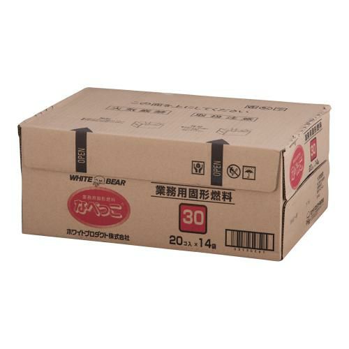 固形燃料 なべっこ(シュリンク包装)赤箱 30g(20個×14袋)