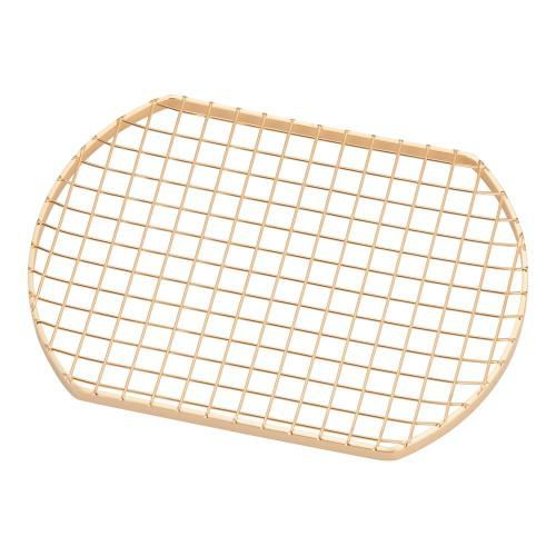 SA18-8金仕上げ盛付網(飾り網) 小判型