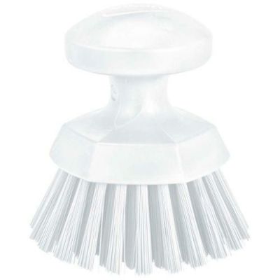 ヴァイカン ハンドブラシ丸 ハードタイプ 38855 ホワイト