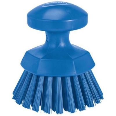 ヴァイカン ハンドブラシ丸 ハードタイプ 38853 ブルー