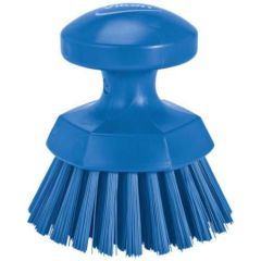 ヴァイカン ハンドブラシ丸 ハードタイプ 38853 ブルー