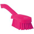【ヴァイカン ハンドル付ブラシ ハードタイプ 41921 ピンク】 幅70×奥行250(mm)/業務用/グループA