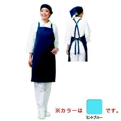 アイメッシュエプロン たすき掛けタイプ E5200-11T ミントブルー