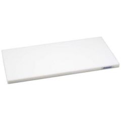 ポリエチレンかるがるまな板SD/標準タイプ (両面シボ付) 20mm ホワイト 【送料別】 幅500×奥行250×高さ20mm