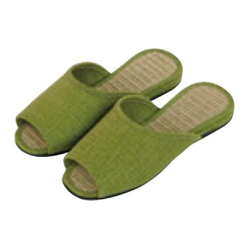 ノンスリップ スリッパ 麻ジュート 1546 グリーン