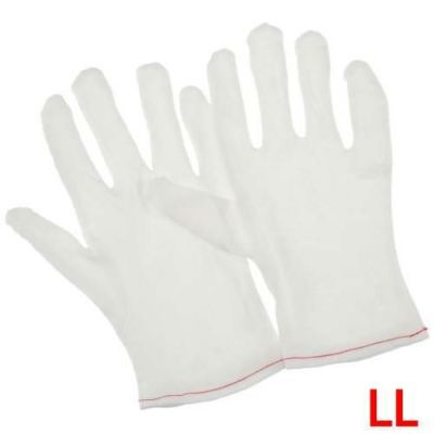 綿スムス手袋(12双入)LL 3-7269-04
