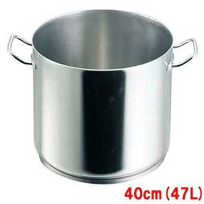 三重底 寸胴鍋 3446 (蓋無) 40cm 【送料無料】