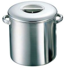 キッチンポット 50cm 手付 内蓋式 18-8 仔犬 【 業務用 】【送料無料】