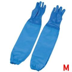 エステー ニトリル耐油手袋 腕カバー付 No.660 M