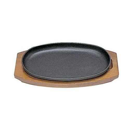 SN 鉄 ステーキ皿 小判型D 20cm /業務用食器