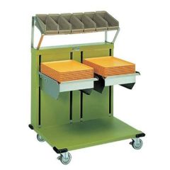 トレイ&シルバーディスペンサー オーガナイザータイプ MEX-1814-2CB