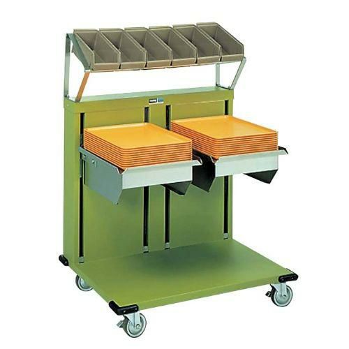 トレイ&シルバーディスペンサー オーガナイザータイプ MEX-1814-2CB