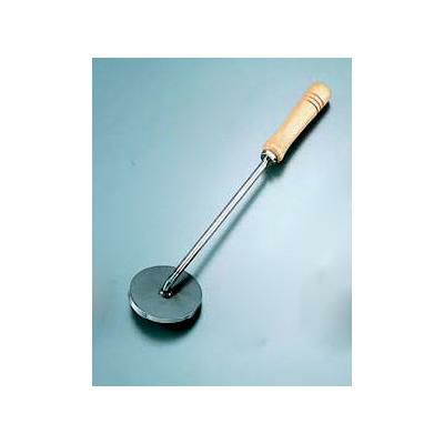 キャラメライザー 木柄 丸型 鉄製 10cm