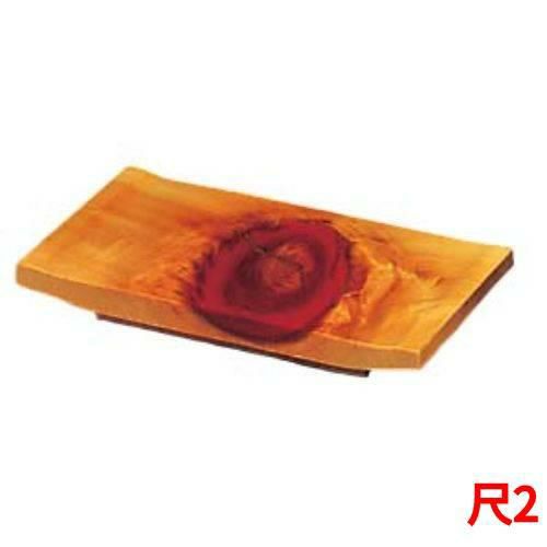 ひのき 紅節 盛皿 尺2 360×240×H30