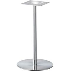 テーブル脚 TABLE LEG 丸ベース AT167-B ベース440φ ポール42φ 受座角240(mm)