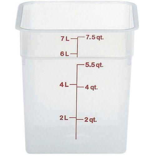 CAMBRO角型フードコンテナー 本体ナチュラルタイプ 8SFSPP　【グループA】