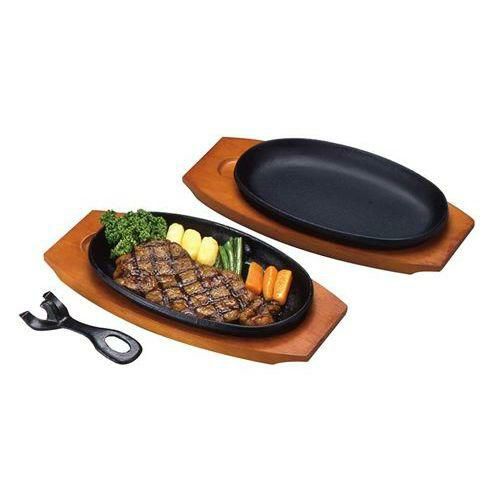 【飲食店定番】アサヒ ステーキ皿 A-101-22 小判2枚入