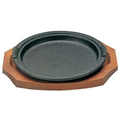 アサヒ 鉄 ステーキ皿 A-129-15 炉ばた丸