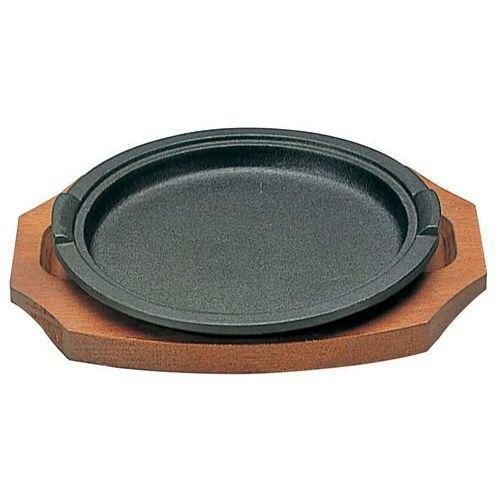 アサヒ 鉄 ステーキ皿 A-129-15 炉ばた丸