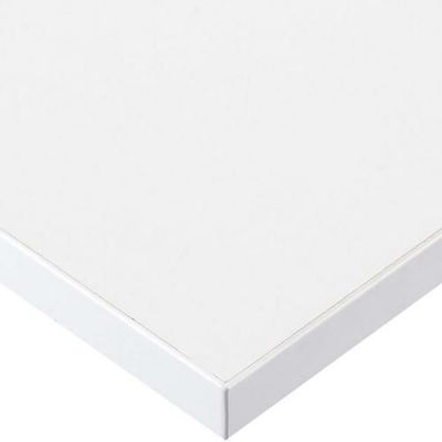 テーブル天板 メラミン化粧板（ABSエッジ） ST947-WH-N 幅600×奥行750×高さ30(mm)