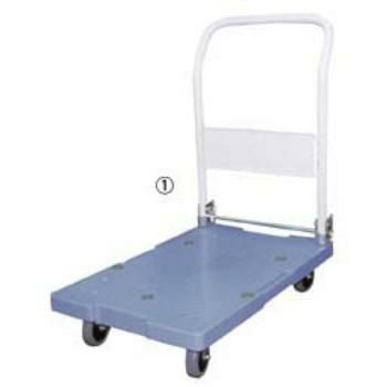 固定式プラスチック台車 微音タイプ 300ｋｇ ストッパー無し