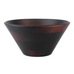 ラバーウッド サラダボール ブラウン 25cm 640552