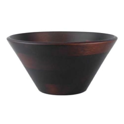 ラバーウッド サラダボール ブラウン 25cm 640552 /業務用食器