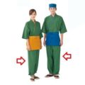 作務衣パンツ EL3379-4(男女兼用) 緑 LL