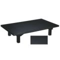和風テーブル 座卓 1-919-60 メラミン 黒乾漆(折足)