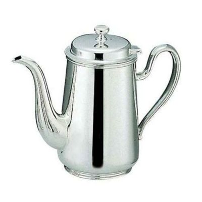 H 洋白 ウエスタン型 コーヒーポット 2人用 二種メッキ
